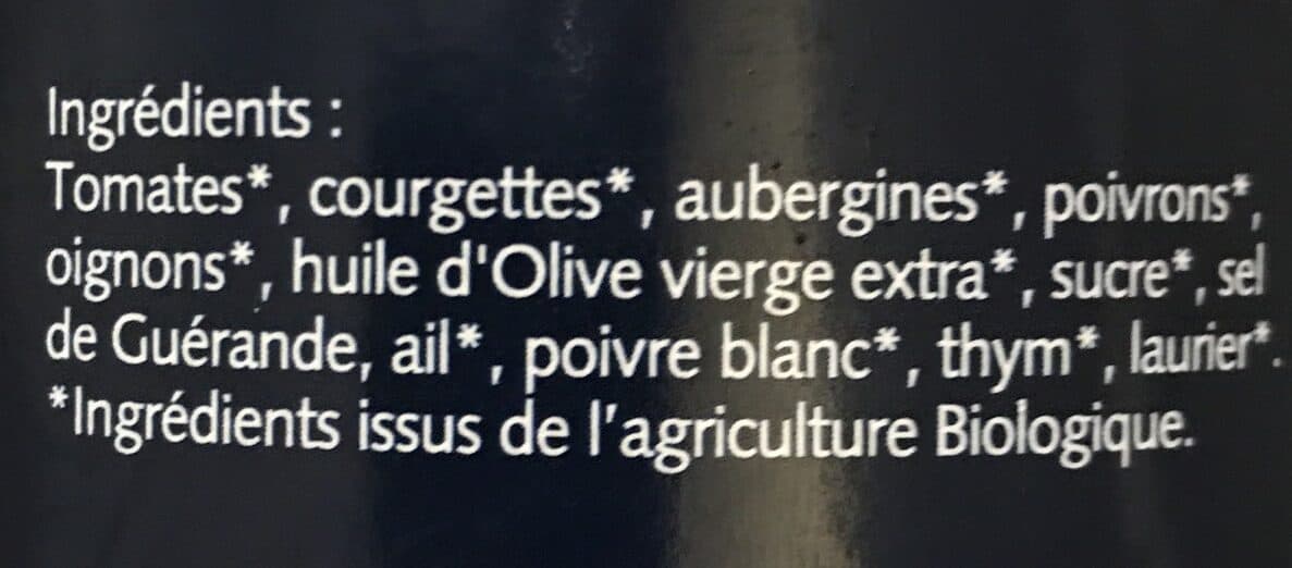Biraben Ratatouille BIO packshot