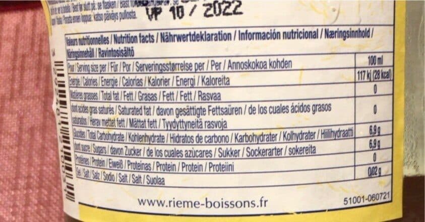 Rième Boissons Limonade la Mortuacienne packshot
