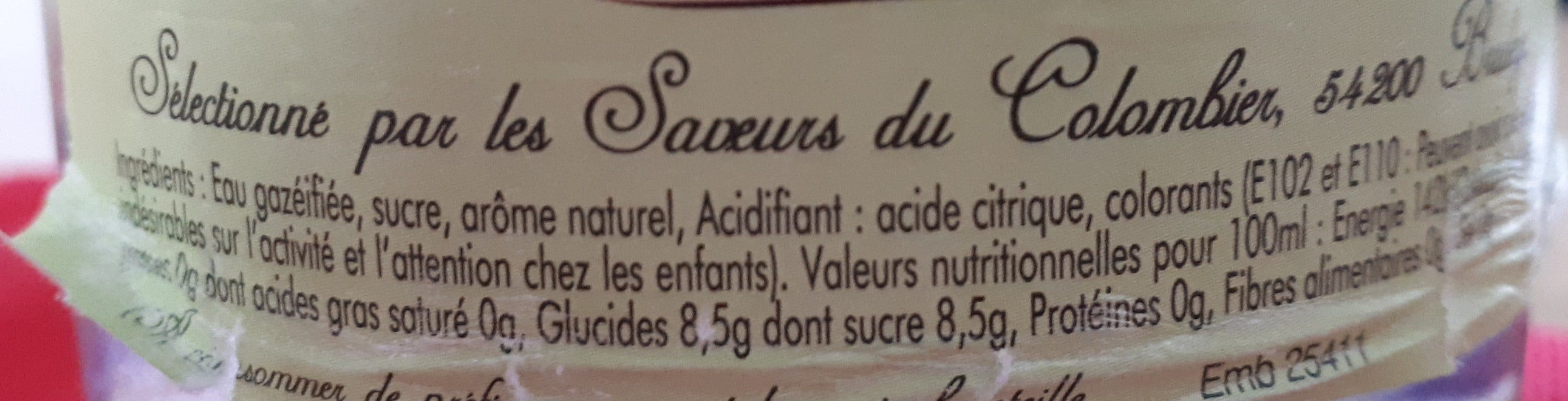 Open Food Facts Limonade Artisanal packshot