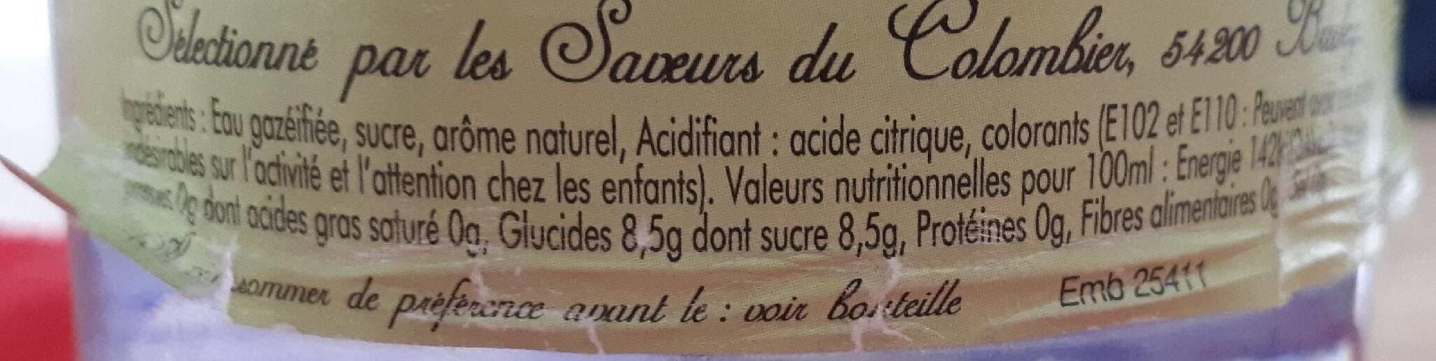 Open Food Facts Limonade Artisanal packshot