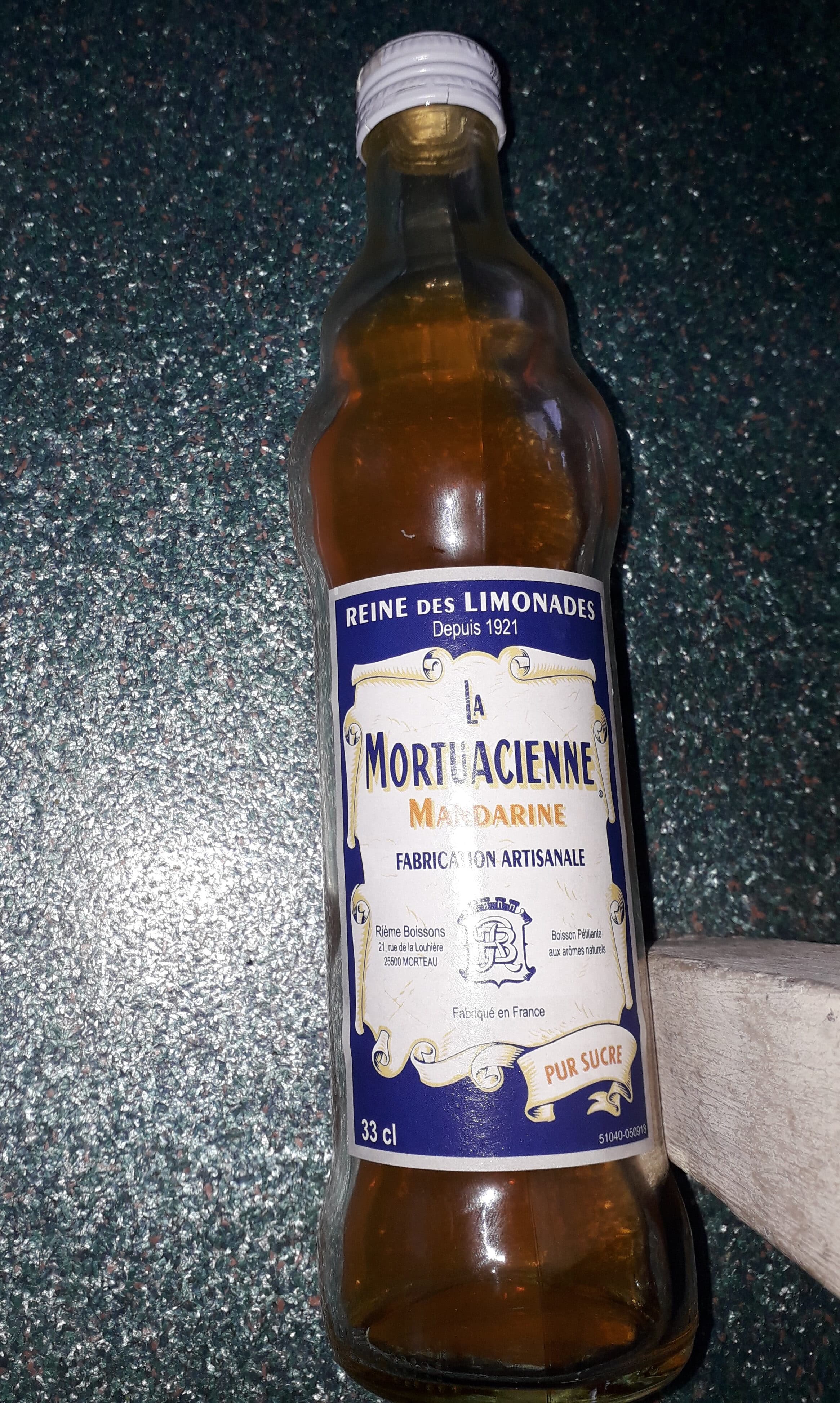 la mortuacienne Rième Limonade Mandarine (330ml Flasche) packshot