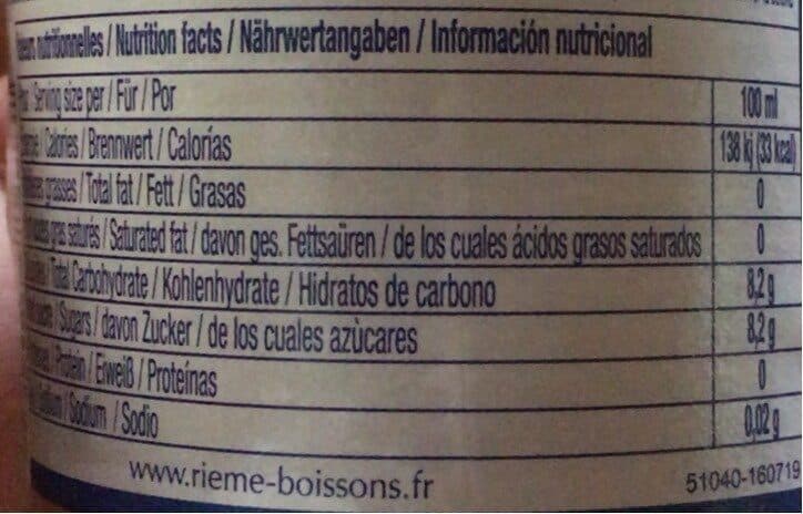 la mortuacienne Rième Limonade Mandarine (330ml Flasche) packshot