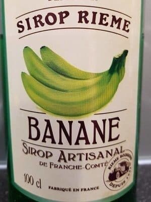 RIEME Sirop artisanal Banane packshot