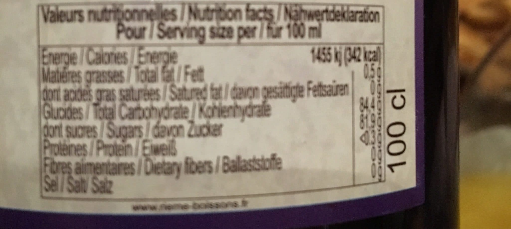 Rieme Rieme sirop de myrtille packshot