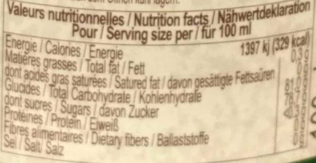 Rieme boissons Sirop de sapin, garanti pur sucre, la bouteille de packshot