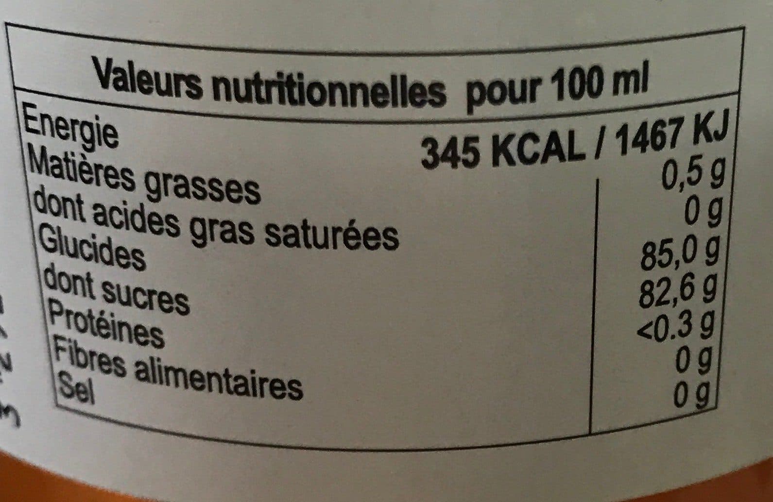 Open Food Facts Sirop de mirabelle packshot