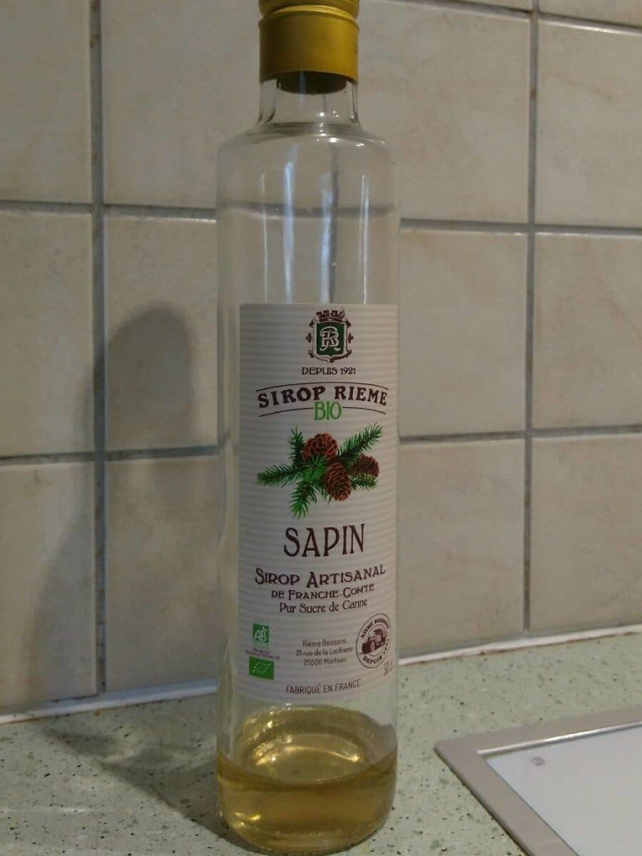 Rieme Sirop de sapin Bio packshot