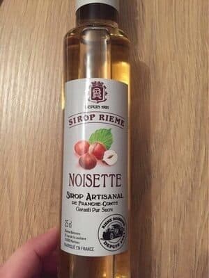 Sirop Rième Rième Sirop De Noisette (250ml Flasche) packshot