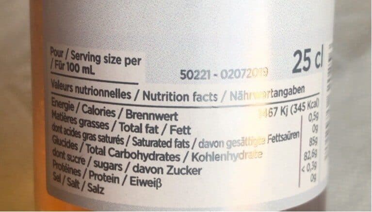 Open Food Facts Sirop artisanal de mirabelle packshot