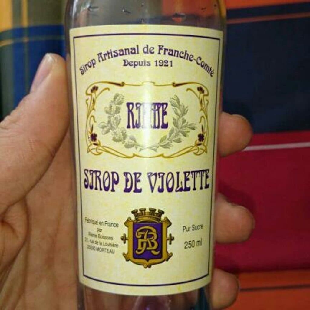 SIROP RIEME Sirop artisanal de violette packshot