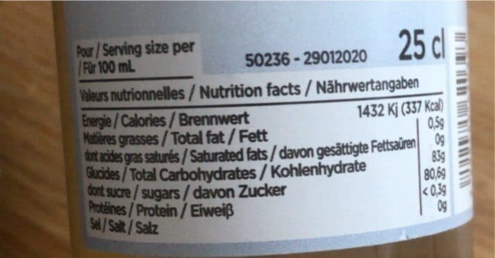 Open Food Facts Sirop Vanille packshot