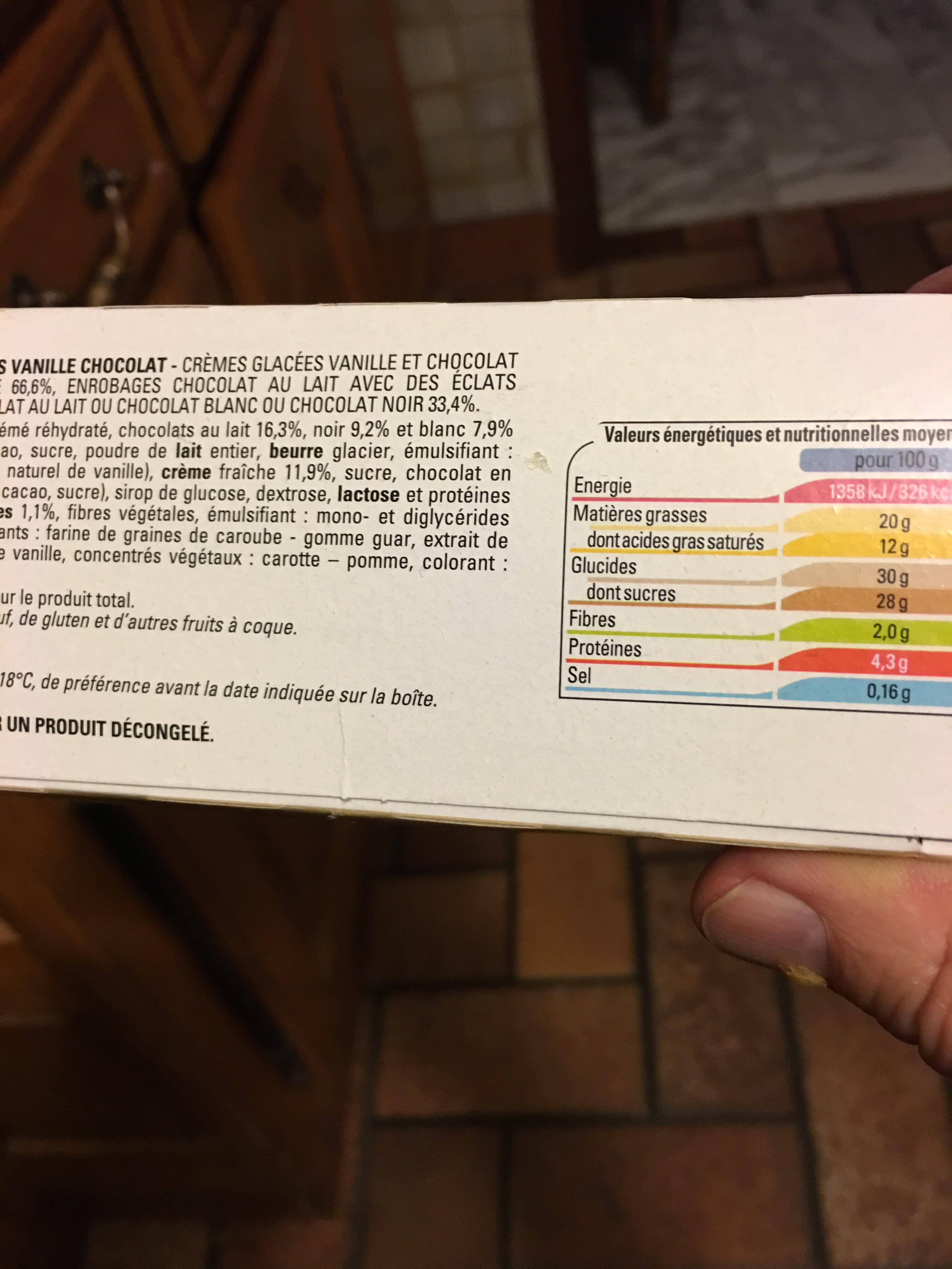 Thiriet 8 batonnets vanille chocolat assortis packshot
