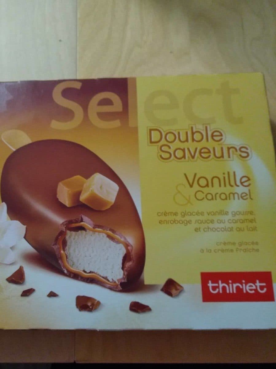 Thiriet Glace double saveurs vanille caramel packshot