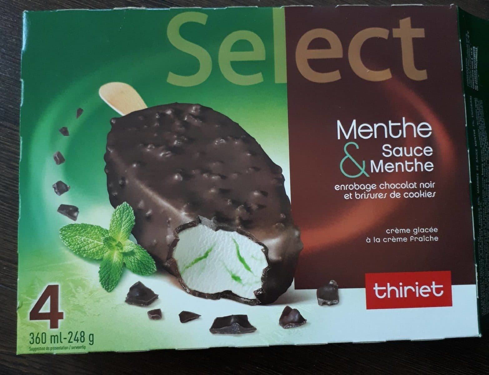 Thiriet Bâtonnets menthe chocolat packshot