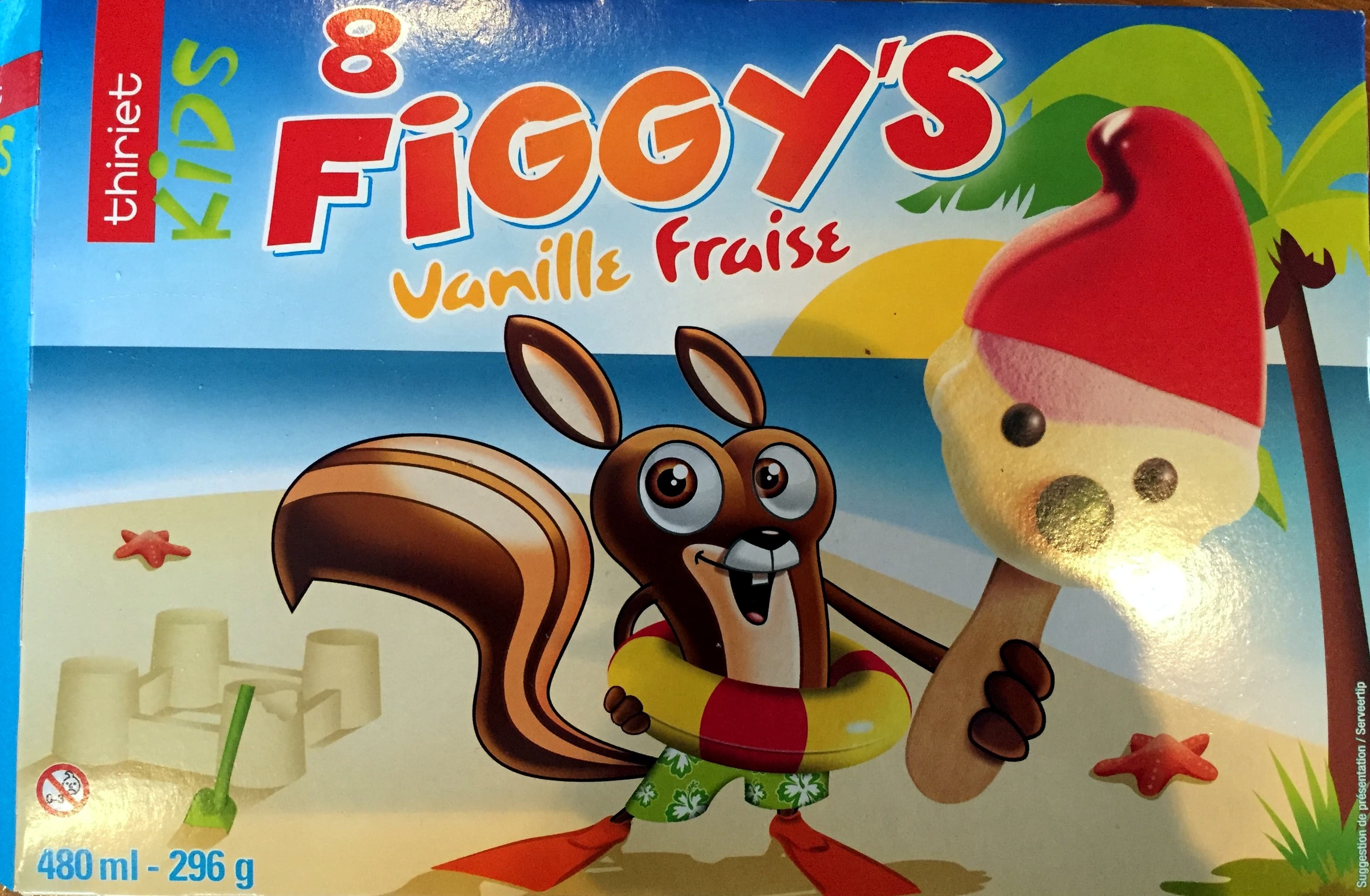 Thiriet 8 figgy's vanille fraise packshot