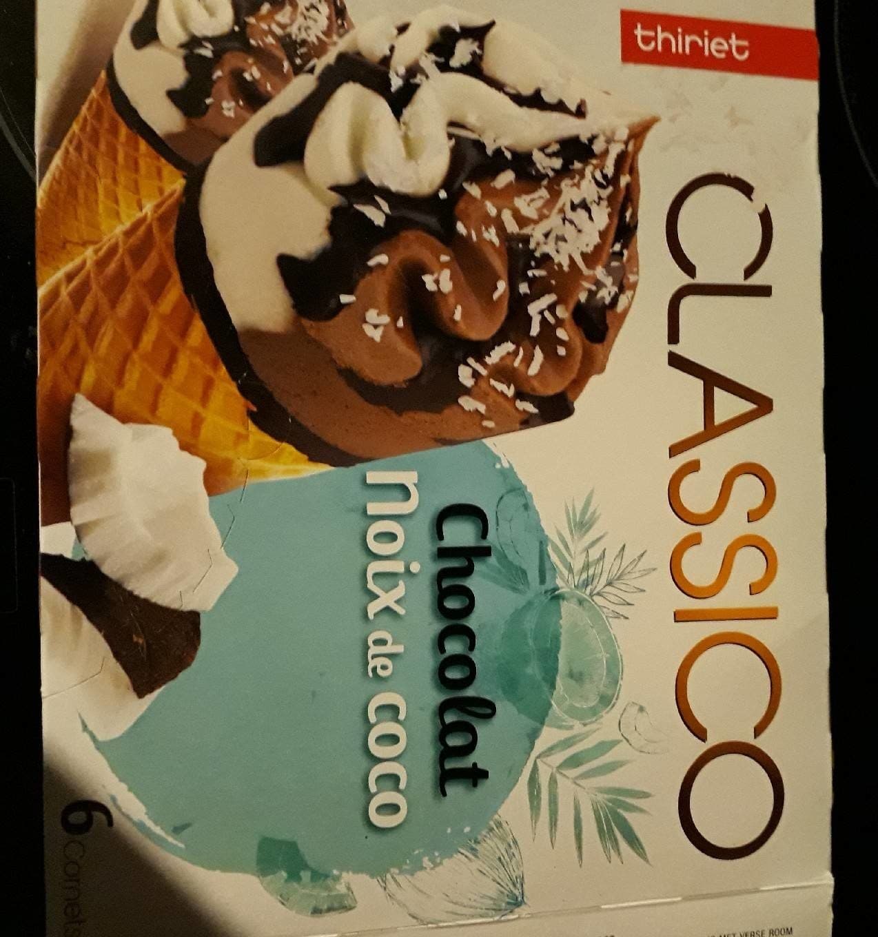 Thiriet Cornet Classico chocolat noix de coco packshot