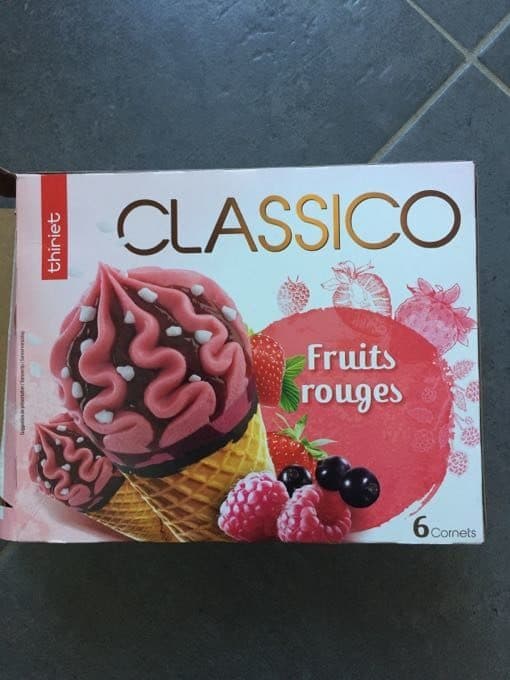 Thiriet Classico Fruits Rouges 6 Cornets packshot
