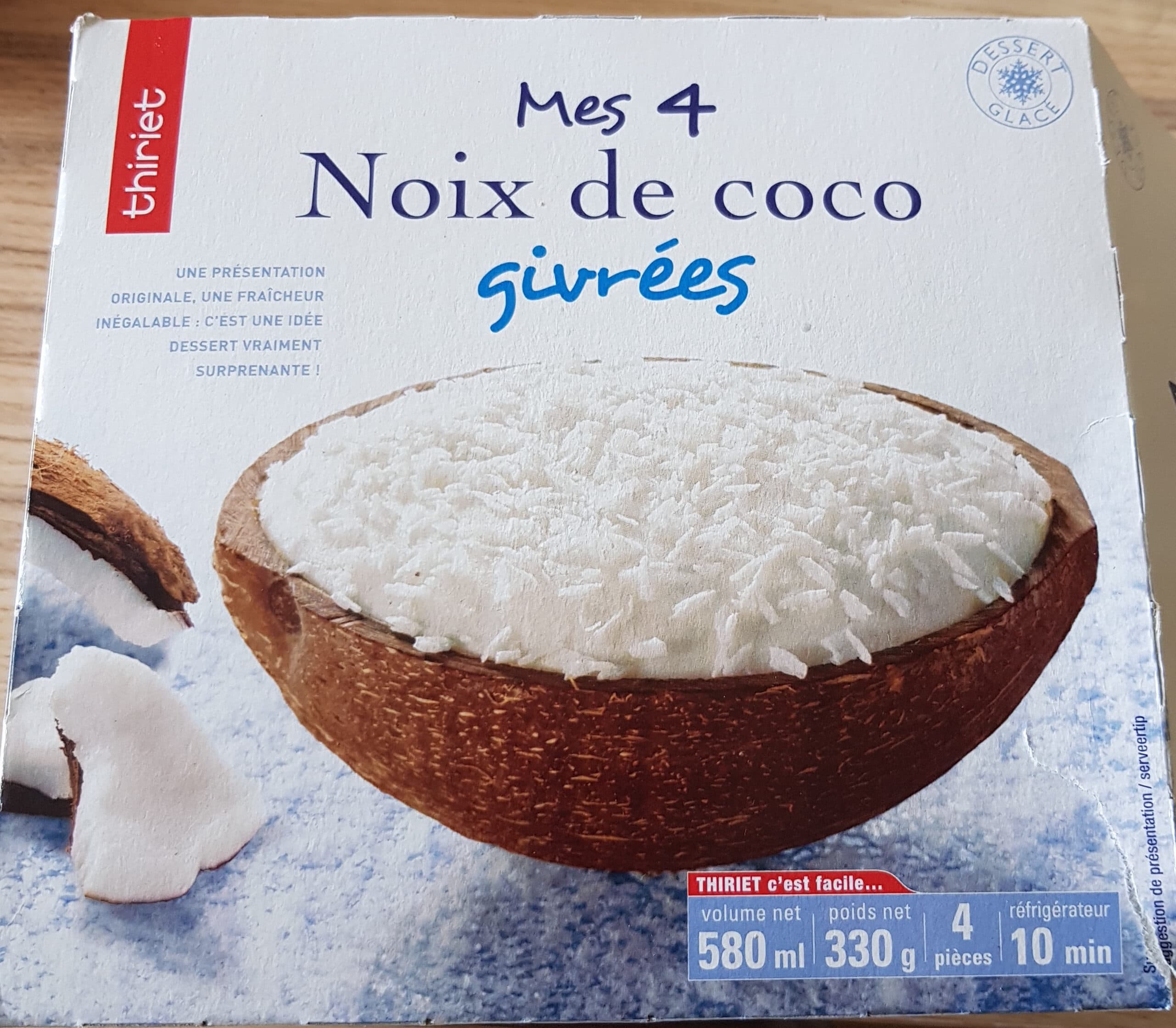 Thiriet Mes 4 Noix de coco givrées packshot