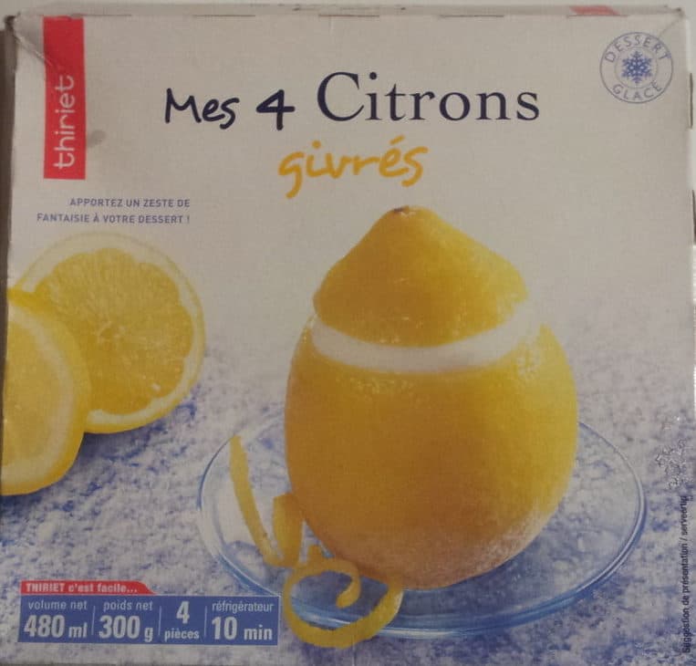 Thiriet Mes 4 citrons givrés packshot