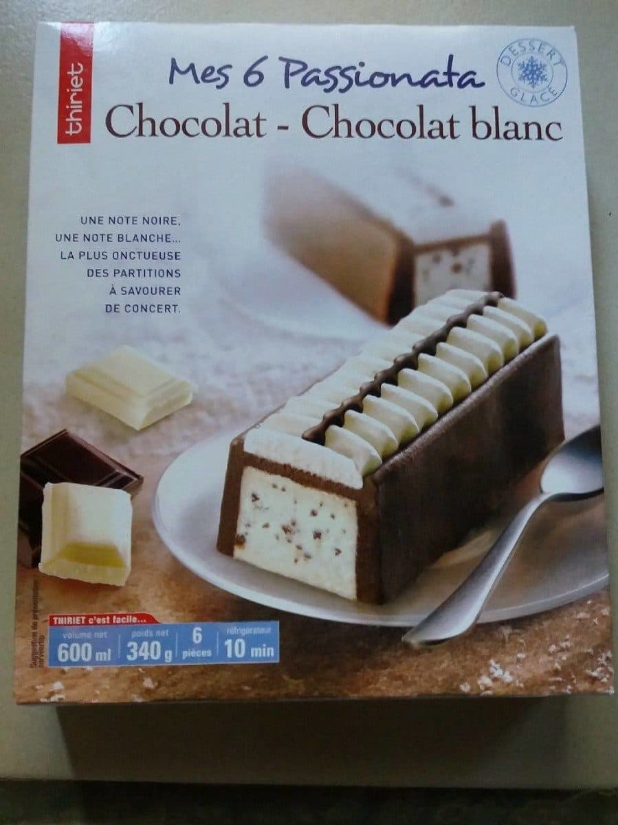 Thiriet Passionata chocolat chocolat blanc packshot