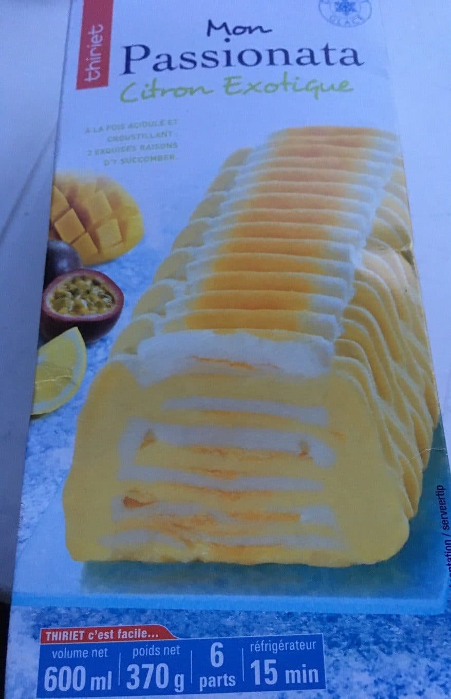 Thiriet Mon Passionnata citron exotique packshot