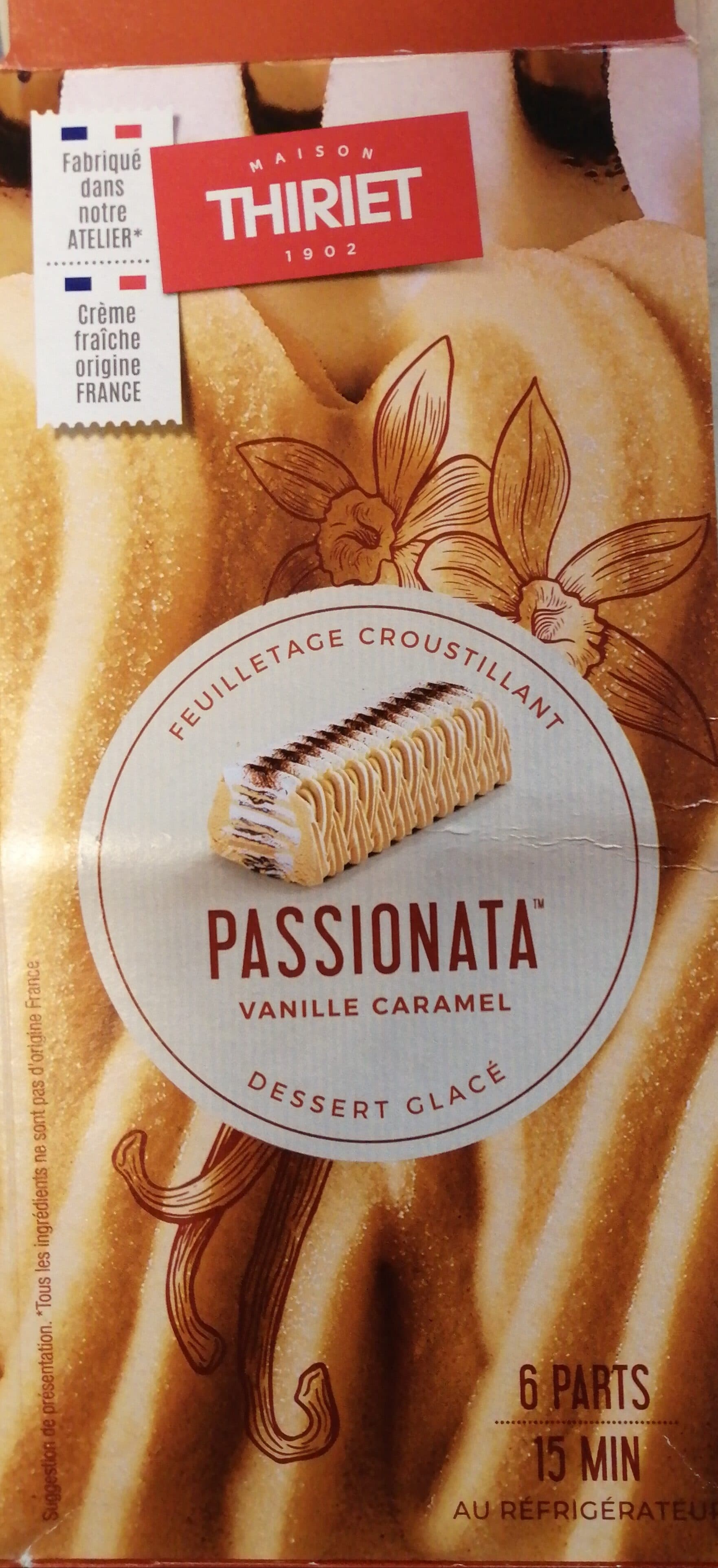 Thiriet Passionata vanille caramel packshot