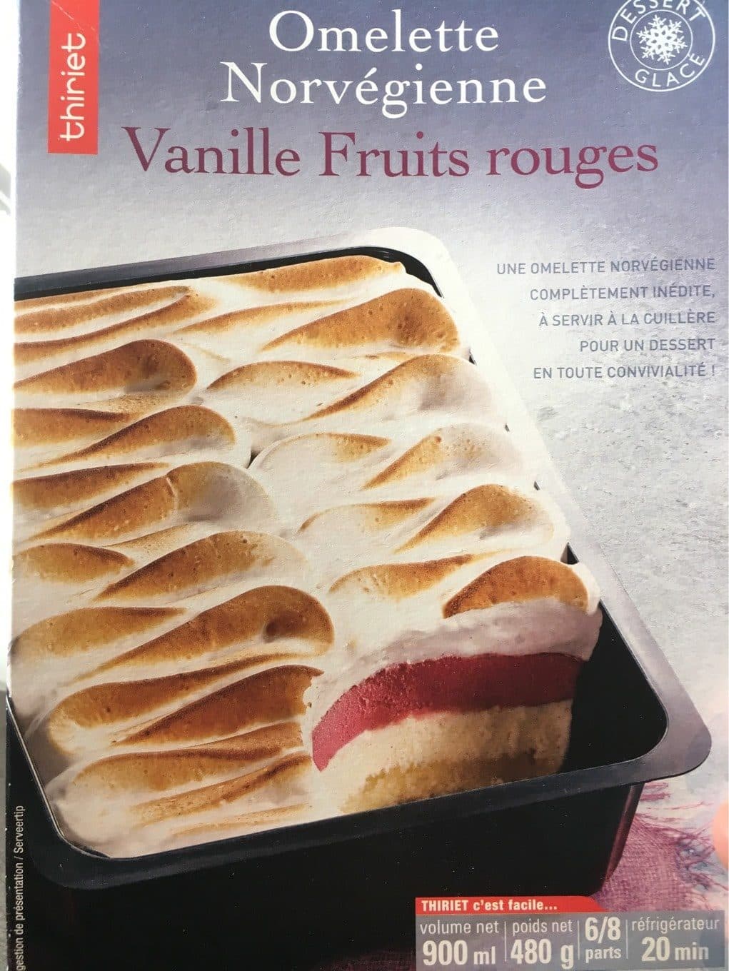 Thiriet Omelette Norvégienne Vanille Fruits Rouges packshot