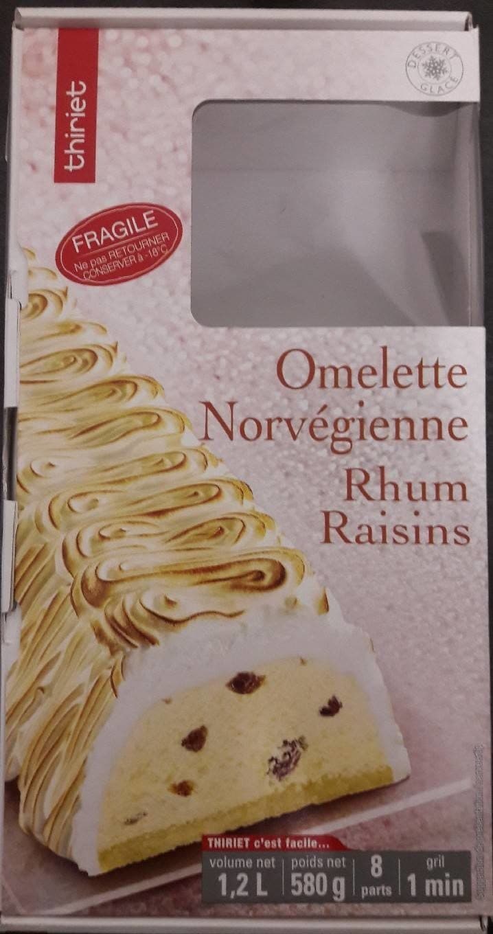 Thiriet Omelette Norvégienne Rhum Raisin packshot