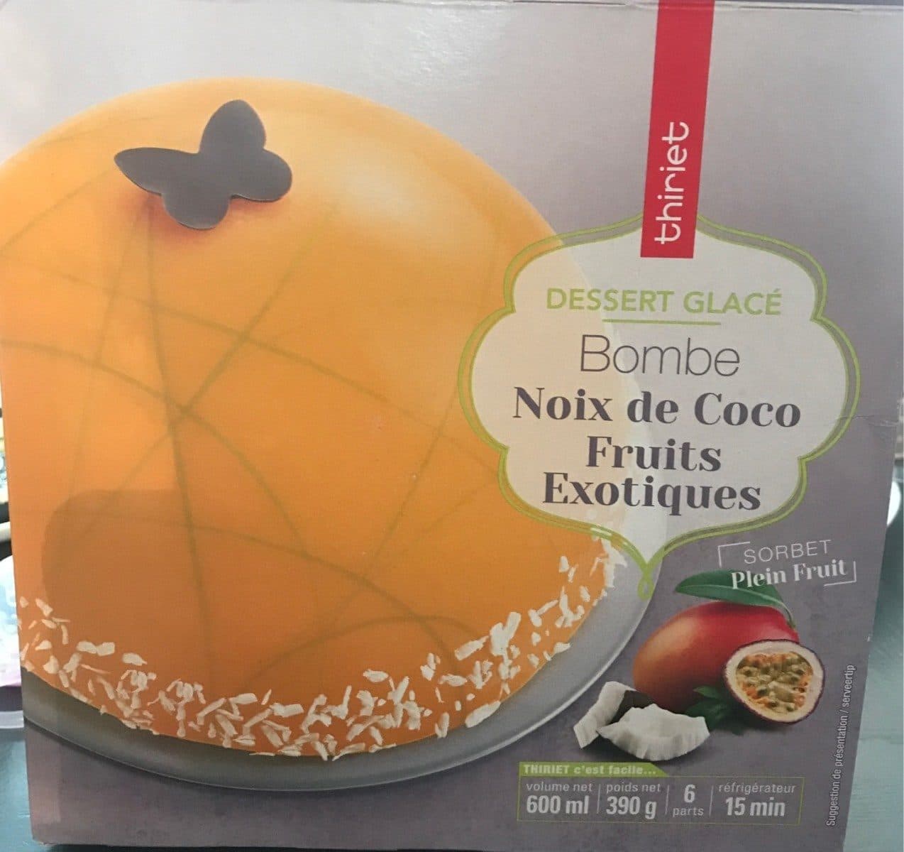 Thiriet Bombe Noix de Coco Fruits Exotiques packshot