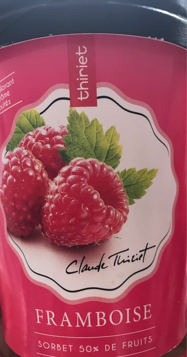 Thiriet Sorbet framboise packshot