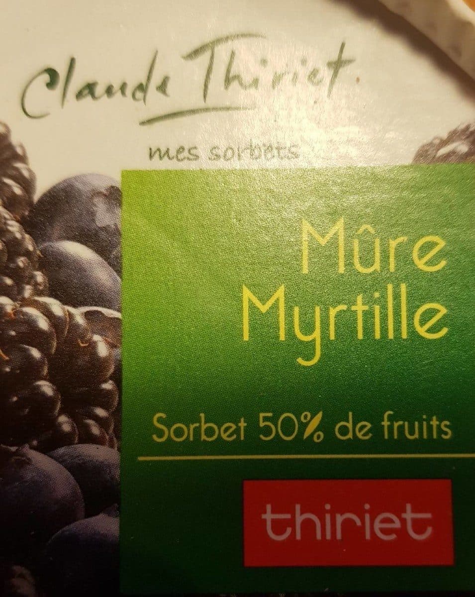 Claude Thiriet Sorbet mûre myrtille packshot