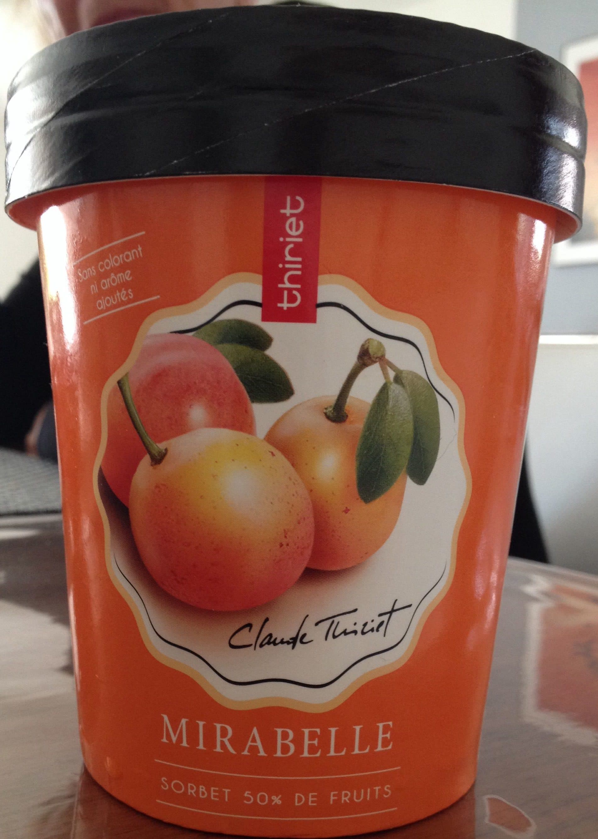 Claude Thiriet Sorbet Mirabelle packshot