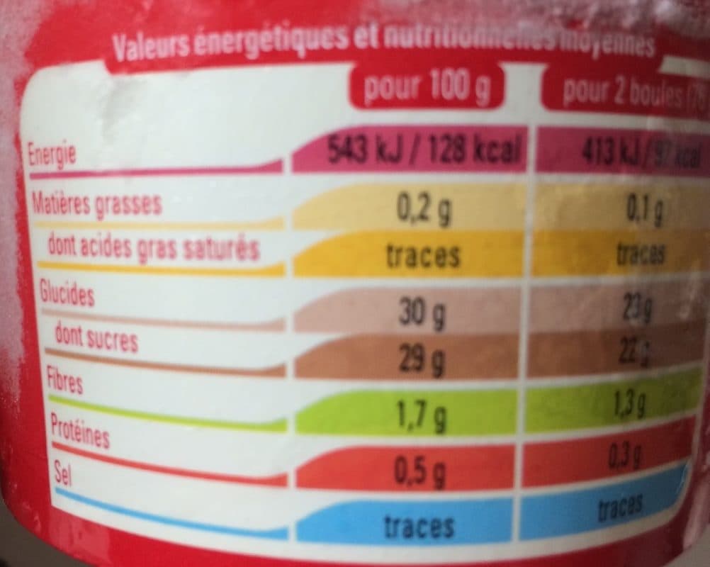 Thiriet Sorbet Fraise packshot
