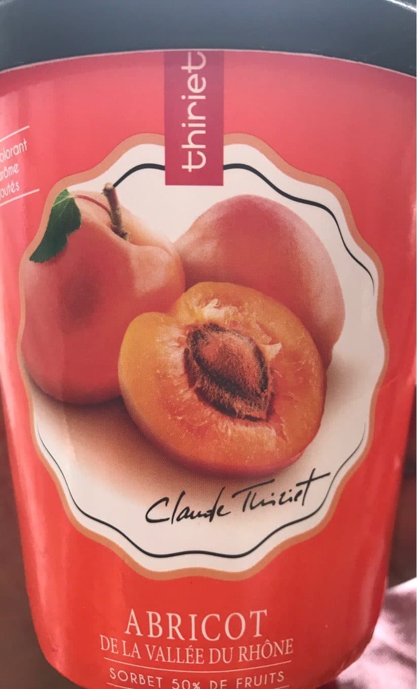 Thiriet Sorbet plein fruit abricot packshot