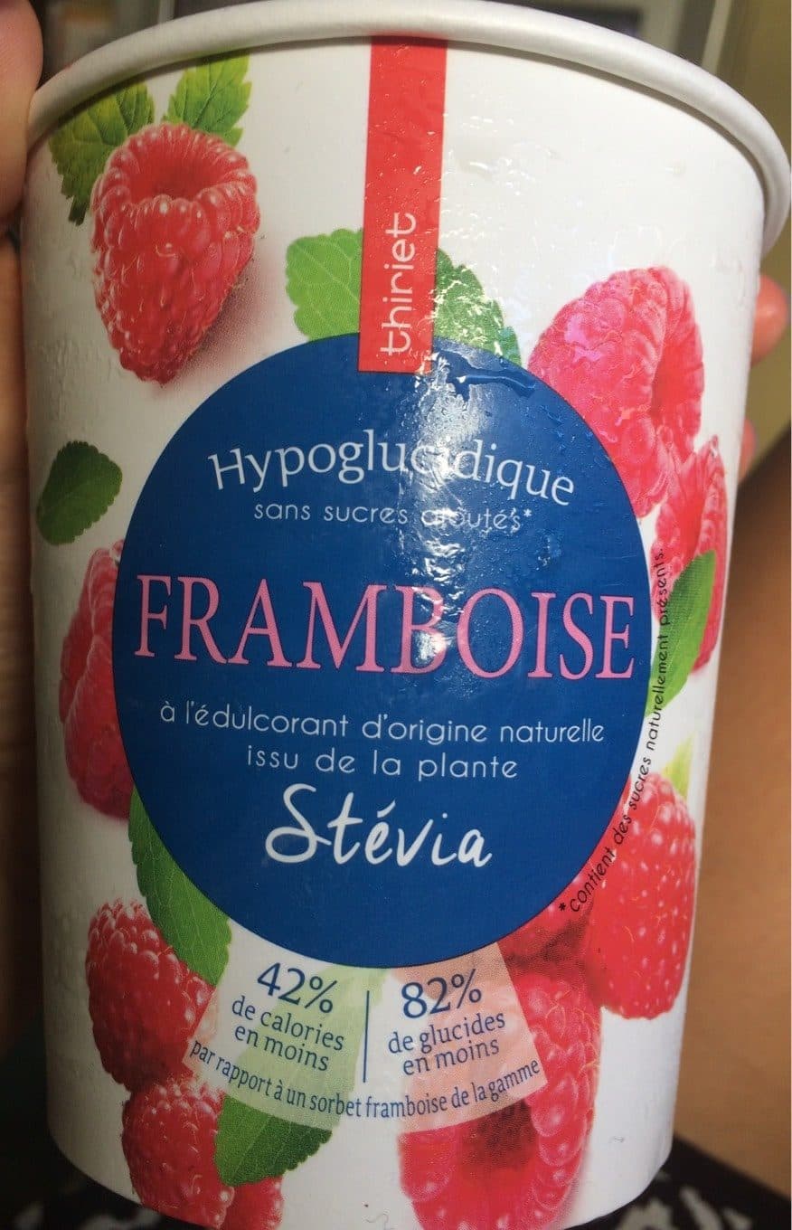 Thiriet Sorbet framboise hypoglucidique packshot