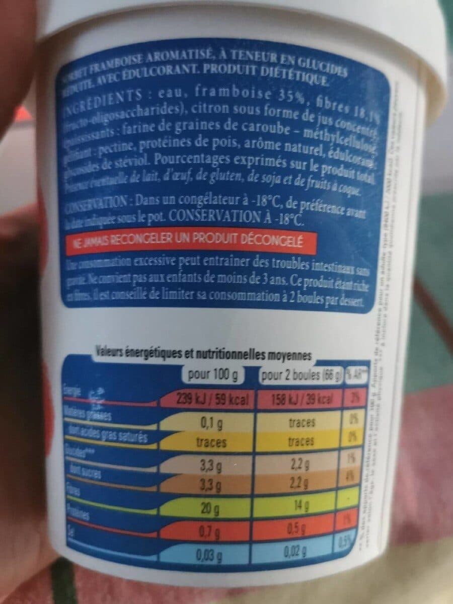 Thiriet Sorbet framboise hypoglucidique packshot