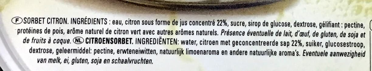 Thiriet sorbet citron packshot