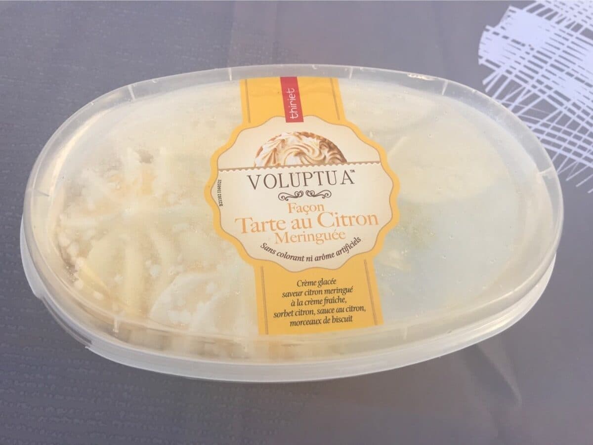 Thiriet Crème glacée façon tarte au citron meringuée packshot