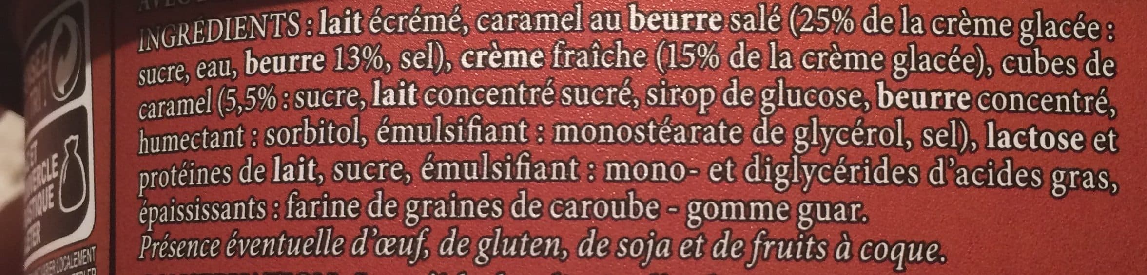 Thiriet Crème glacée au beurre salé et éclats de caramel packshot
