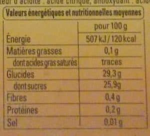 Thiriet Sorbet mandarine avec des morceaux packshot