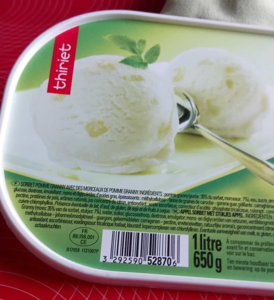 Thiriet Sorbet pomme granny packshot