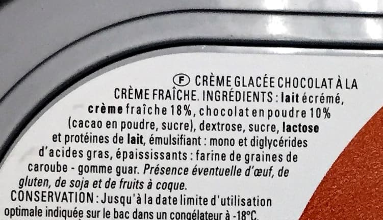 Thiriet Crème glacée chocolat à la crème fraîche packshot