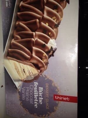 Thiriet Buche feuilletée chocolat praliné vanille packshot