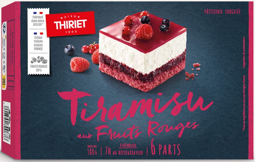 Thiriet Tiramisu aux fruits rouges packshot