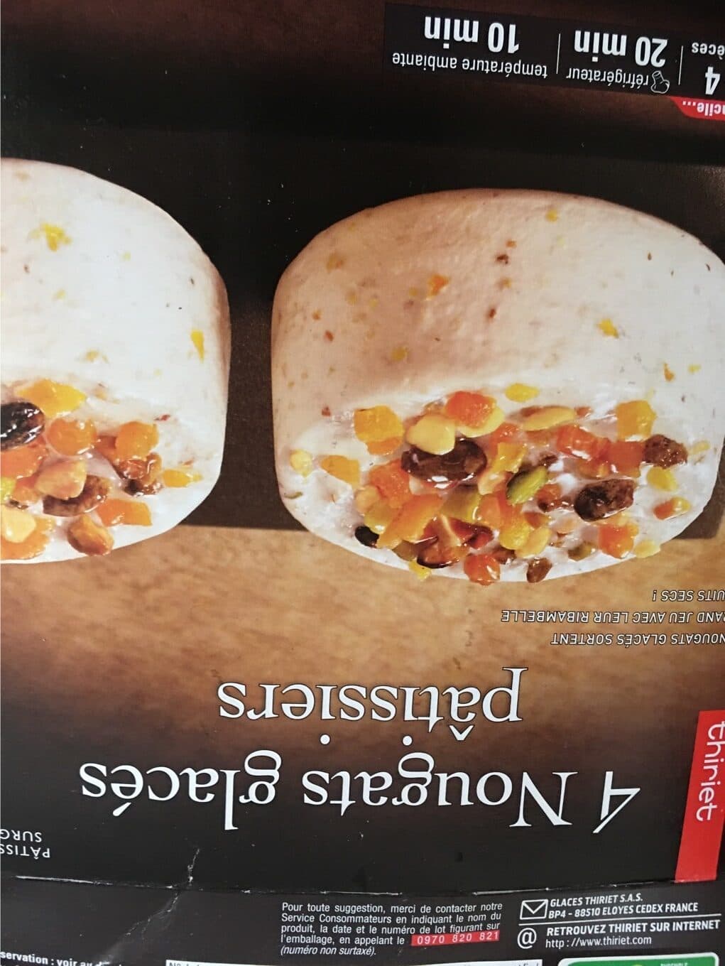 Thiriet Nougats glacés pâtissiers packshot