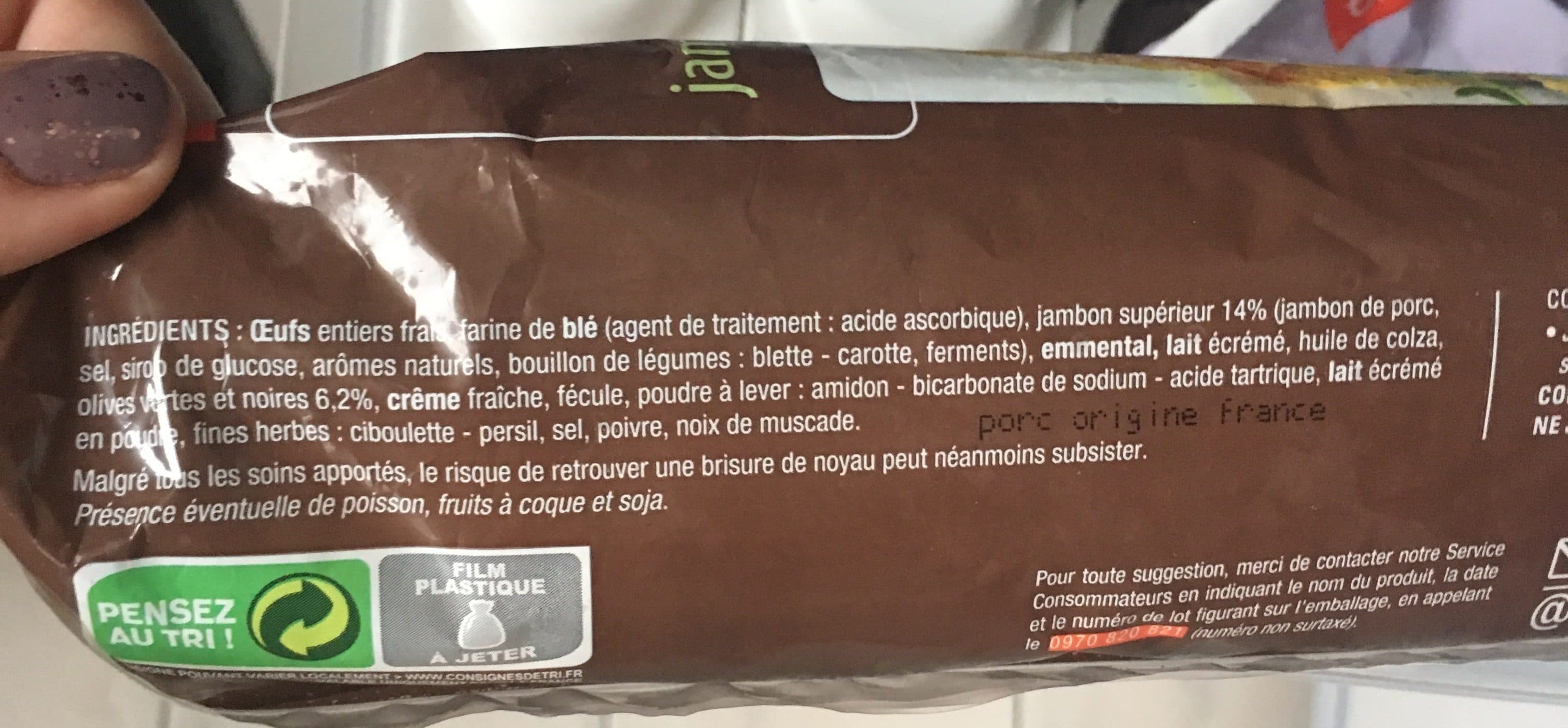 Thiriet Cake Apéritif Jambon Olives packshot