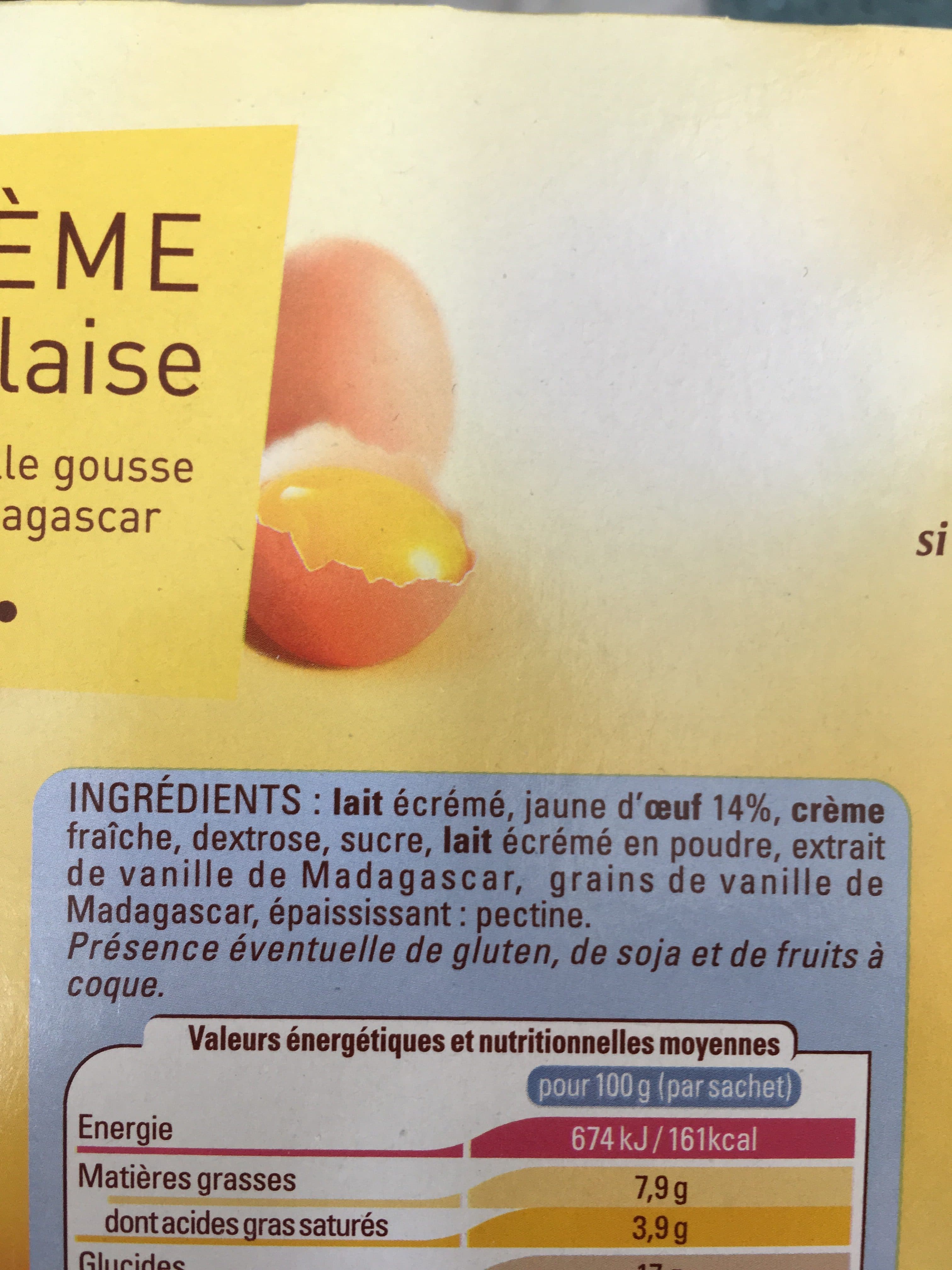 Thiriet Crème anglaise à la vanille de Madagascar packshot