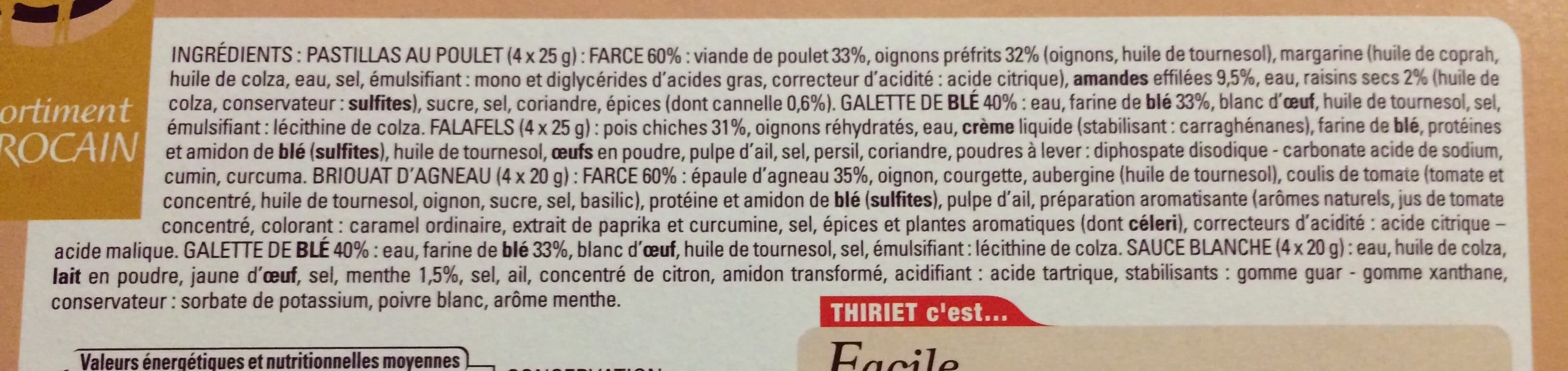 Thiriet Assortiment marocain packshot