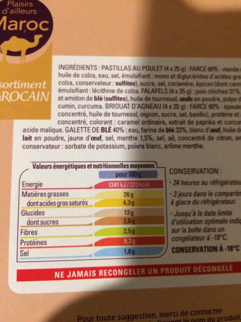 Thiriet Assortiment marocain packshot