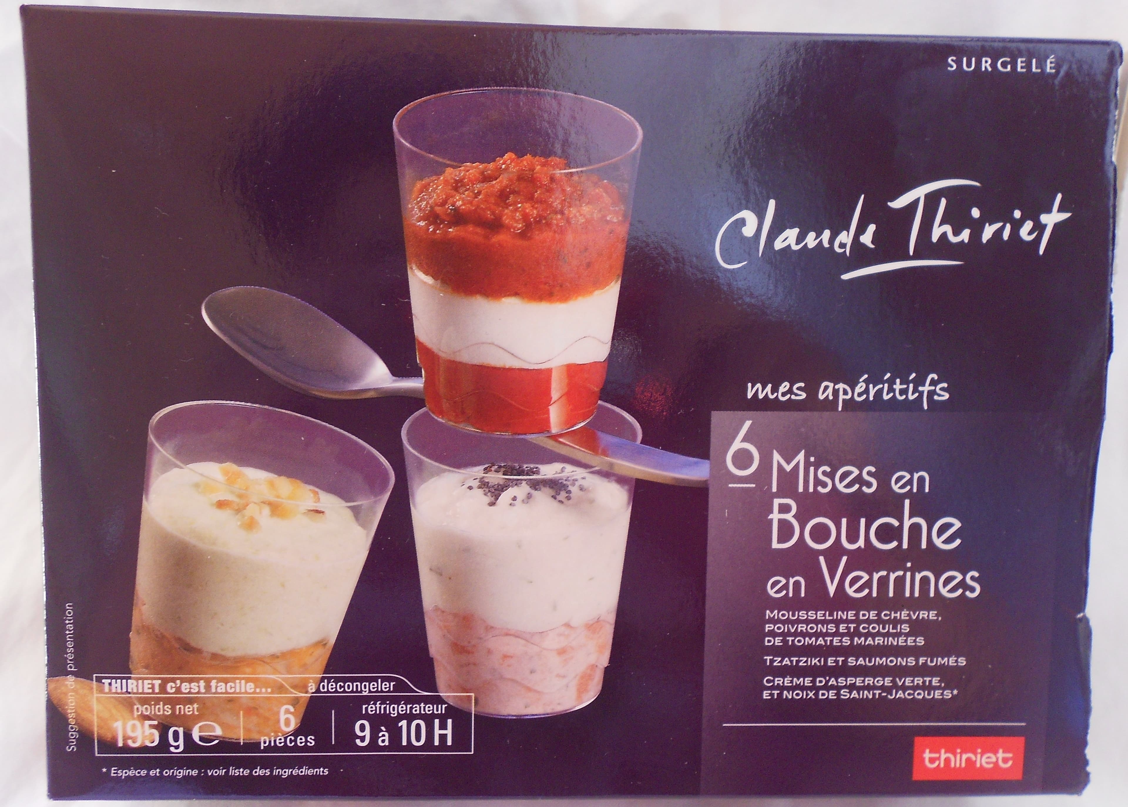 Thiriet Mise en bouche en verrine packshot